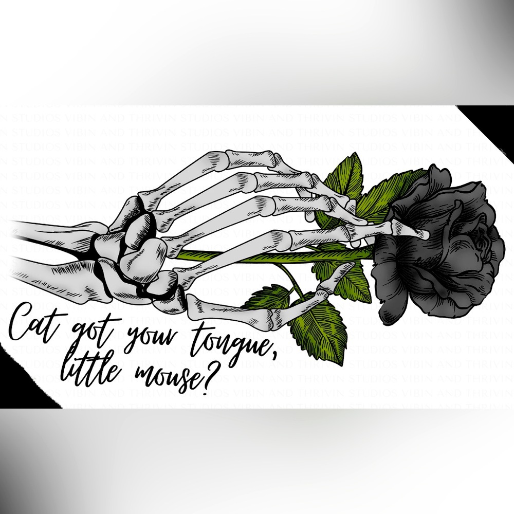 Cat got your tongue image